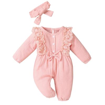 China High Quality Comfortable Infant Toddler Long Sleeve Baby Clothes 100% Cotton Clothes Newborn Baby Rompers for sale