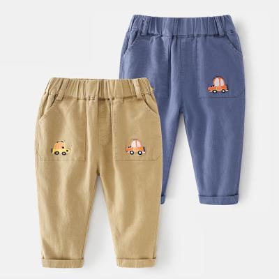 China 2021 Fade Proof Autumn Style Baby Cartoon Children's Wear Pants Cotton Trousers New Children Clothes Korean Color For Boys And Girls for sale