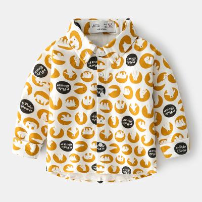 China 100% Cotton Latest Clothing Toddler Kids Girls Upper Shirts Autumn Winter Baby Boys Long Sleeve Unisex Anti-Shrink Button for sale