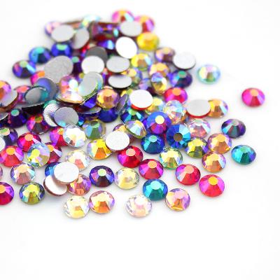 China High Quality Not Hot Flatback Fix Flatback Rhinestone Crystal Glass Nail Art Stone for sale