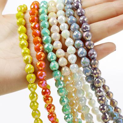 China Rondelle Crystal Beads Wholesale Beads Accessories Hot Sale 8mm Crystal Rondelle Beads For DIY Jewelry Loose Making for sale