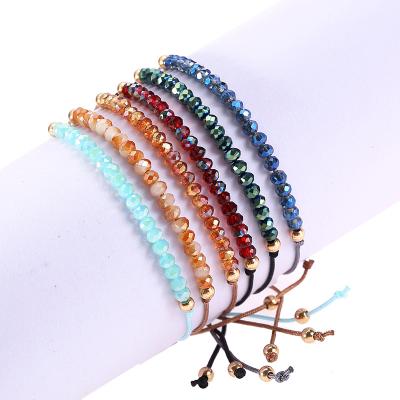 China CLASSIC Multicolor Crystal Bracelet Simple Colorful Crystal Jewelry for sale