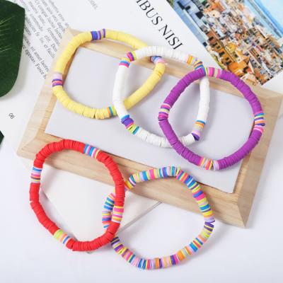 China Cute Mixed Color Wholesale Price Clay Beads Bracelet for sale