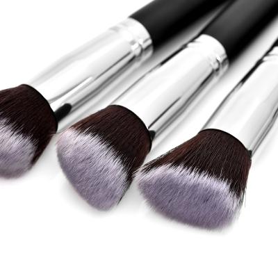 China Angular Blush No Mark Fluffy Makeup Brush Set Custom Sellers 16PC Black Brush Kit Professional Make Up Brushes 1 Set 2020 Wholesale for sale