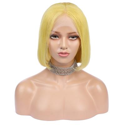 China iFINER Silky Straight Wholesale Cheap Price Yellow Colored Wave Wigs Hair Lace Front Swiss Transparent Lace Colorful Lace Wigs With for sale