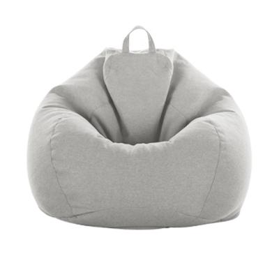 China Bean Bag Canvas Room Zipper Slipcover Cotton Slipcover Sofa Storage Dustproof Lazy Chairs Sofa Living for sale