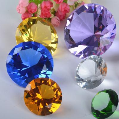 China China Canton Wholesale 30mm Diamond Crystal Islamic Gift Allah Muhammad Crystal Diamond for sale