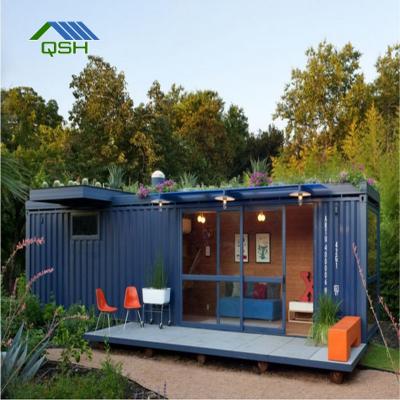 China Strong With Low Cost 40ft Luxury Glass Shipping Container House Shipping Container House for sale