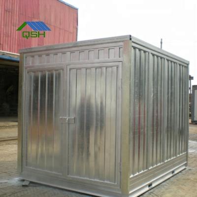 China Carport Flat Pack Sheds Prefeb Luxury Container Home / Steel Storage for sale