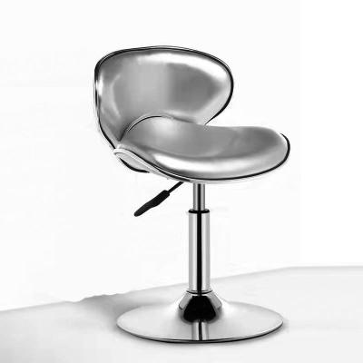 China Modern stylish clear white barber shop style low bar stool low chair modern bar stool low chair for sale for sale