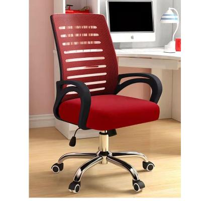 China Hot Sale Office Furniture Cheap Ergonomic Swivel Spinning Chair With Fixed Armrest for sale