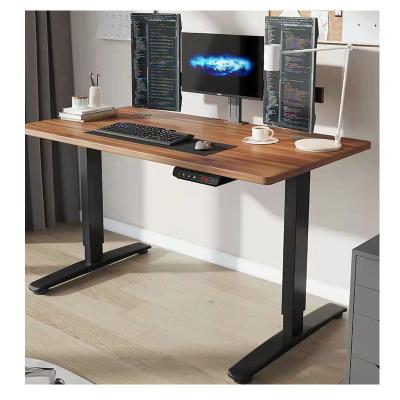 China Modern Adjustable Leg Aluminum Desk Table Home Office Furniture Single (Height) Table Modern Lift Tables for sale