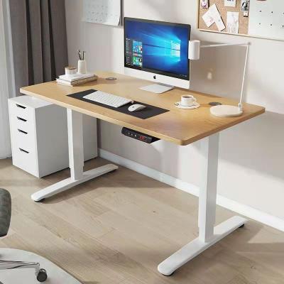 China 2022 Rectangle shape (height) metal small computer desk study table simple adjustable office table for sale