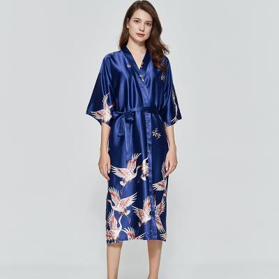 China Wholesale Designer QUICK DRY Trendy Satin Sleepwear Low Price Customized Women Kimono Robe Handmade Sleepwear For Gifts for sale