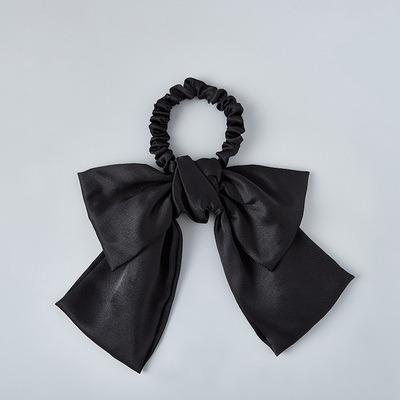 China 100% Elastic Satin European and American Silk Scrunchies Style Hair Scarf Hair Ties Bands for sale