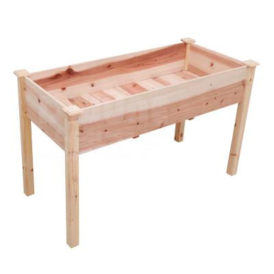 China CLASSIC Classic Raised Wooden Garden Bed Raised Bed Kit For Vegetables Outdoor Indoor Solid Wood for sale