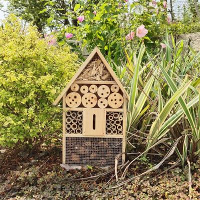 China Multi Outdoor Bee House Hotels Insect Animals Small Quality Wooden Insect Hotel Agriculture for sale