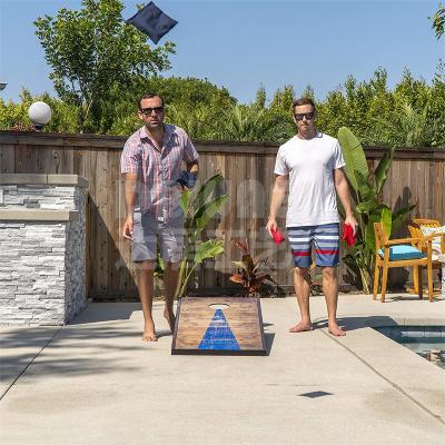 China Lightweight Hot Selling Portable Cornhole Board Set Outdoor Throwing Game Classic Corn Holes Yard Game for sale