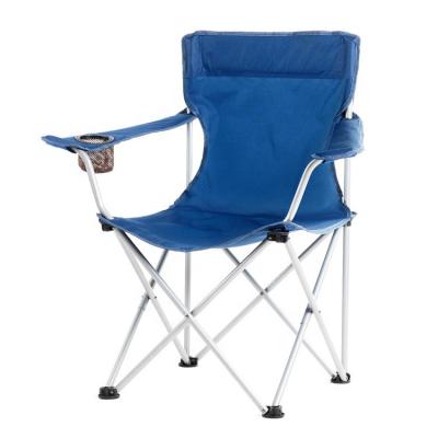 China Fishing Chair Blue Folding Beach Chair With Cup Holder Fishing Chair for sale