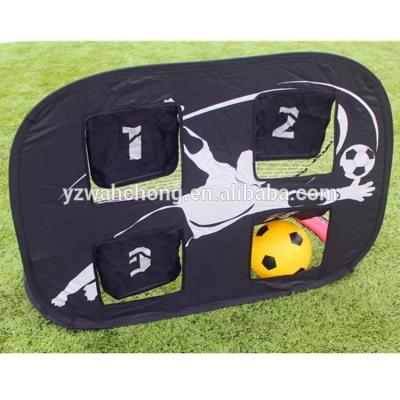 China Easy To Fold Portable Kids Football Goal Target Small Soccer Goal for sale