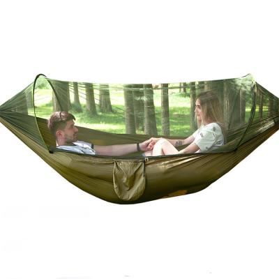 China Modern Hammock with Mosquito Net Outdoor Camping Nylon Rope Hammock for sale