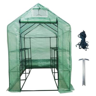 China 143x213cm ECO Friendly Walk in Indoor Mini Garden Greenhouse for sale