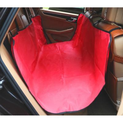 China Removable Cover Car Backseat Pet Accessories Red Dog Car Seat Cover for sale