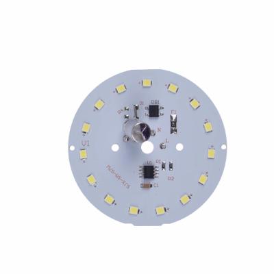 China 6000k color cob pcb assembly driverless lamp led oem boards 100*100*1.5 for sale