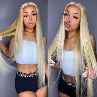 China Straight Human Hair Wigs Virgin Women Human Hair Wigs Straight Lace Frontal Wigs Lace Front Wigs With Baby Hair for sale