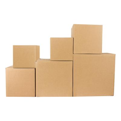 China Disposable Customized Large Shipping Brown Corrugated Cardboard Packing Shipping Paper Box Cardboard Box Brown For Sale for sale