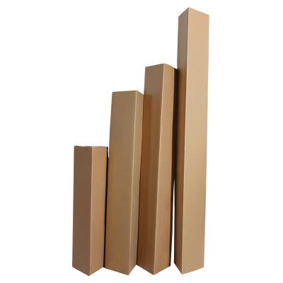 China Brown Disposable Triangular Mailing Boxes Triangle Postal Tubes for sale