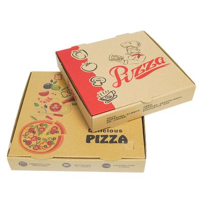 China Custom Wholesale Disposable Corrugated Cone Pizza Packing Boxes With Logo Pizza Boxes for sale