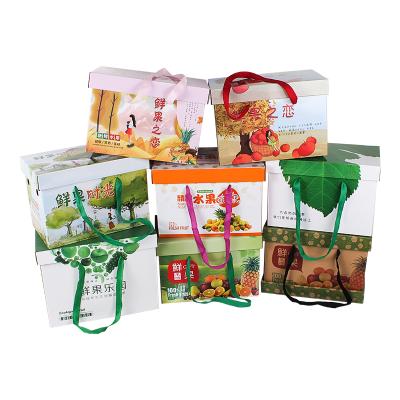 China Disposable Cheap Corrugated Packaging Cardboard Box For Fruits And Vegetables for sale