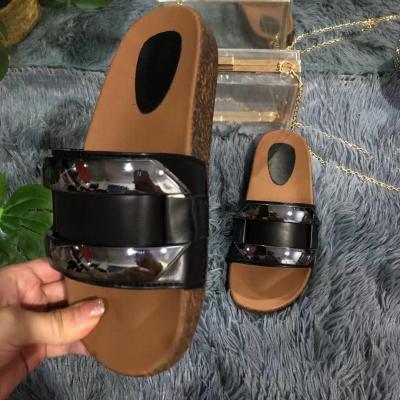 China Summer Anti-slippery Sandals Ladies Slippers Women Shoes Flat Shape Flats Flip Flops Shoe Woman Slipper Beach Slide Wedge Wholesale Women for sale