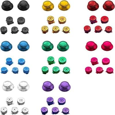 China NSLikey Metal Aluminum Buttons For Xbox 360 Controller Thumbstick Joystick ABXY Dpad Buttons X360 for sale