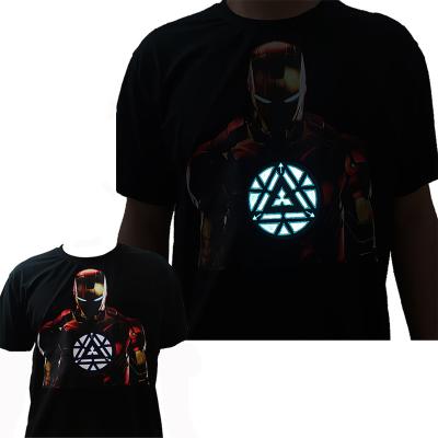 China El Flashing Shirt, Lighting Up Shirt For Christmas, Halloween, Party for sale