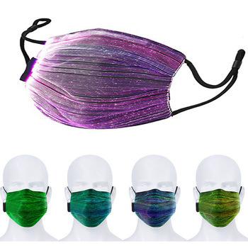 China High Quality Hot Selling Mask Muti-color Led Luminous Masks, EL Panel Mask For Party, Halloween, Festival for sale