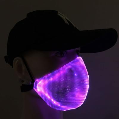 China The Mask Hits Face Mask with Led, Latex Mask, Cool Face Mask for Club, Party, Cosplay, Halloween, Festival, Christmas for sale