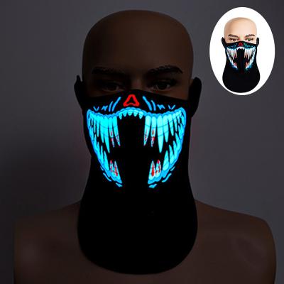 China Mask 2021 Success Led Luminous Masks For Party, Halloween, Festival, Christmas, Cosplay, Club for sale