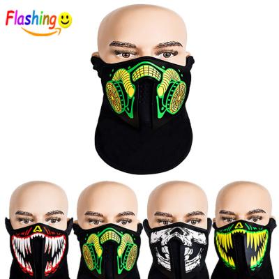 China 2021 mask for halloween,cosplay,mask new arrival light hot selling party for sale