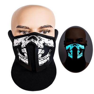 China 2021 Mask Success Light Led T-shirt Wholesale Mask For Party, Halloween, Festival, Christmas, Cosplay, Club for sale