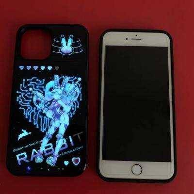 China DIAL LED Phone Case 13 Phone Case 13 Sound Voice Control LED Active Flashing Flashing phonecase for sale