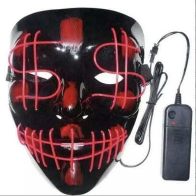 China Hot Selling New Arrivals EL Wire Auto Flashing Mask, Led Mask Halloween 2020, Led Halloween Mask for sale