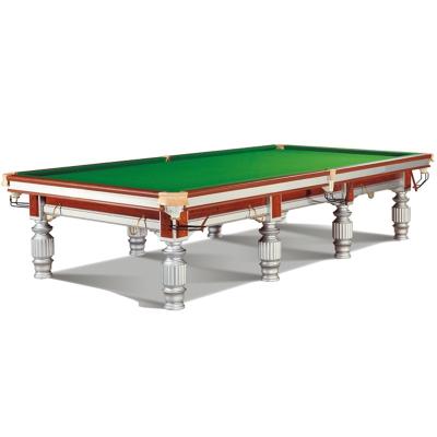 China Factory supply real leather pocket 12ft international standard snooker pool game wholesale price professional slate billiard table for sale