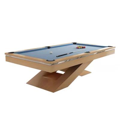 China Real pokect leather factory direct wholesale 7ft/8ft/9ft Luxury Pool Top Biliard Tables for sale