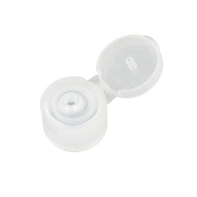 China Non Spill High Quality Transparent Flip Cap 20/410 Top Cap For Bottle for sale