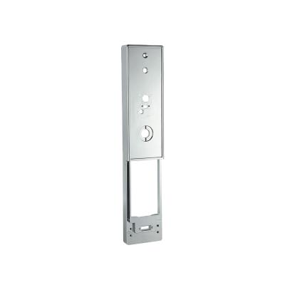 China Contemporary Door Hardware Zamak 3# Zinc Alloy Door Lock Cover Strong Anti Corrosion And Rust Resistant Lock Case Door Back Plate Cover for sale