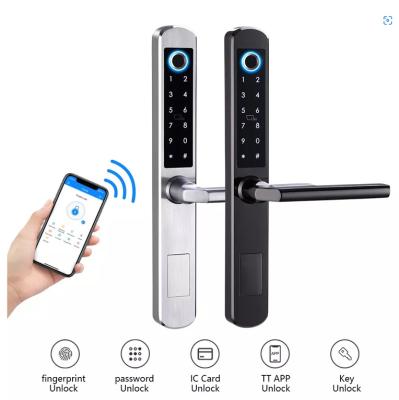 China Contemporary stainless steel smart lock special design for mud frame door, hotel door lock suitable for wooden door for sale