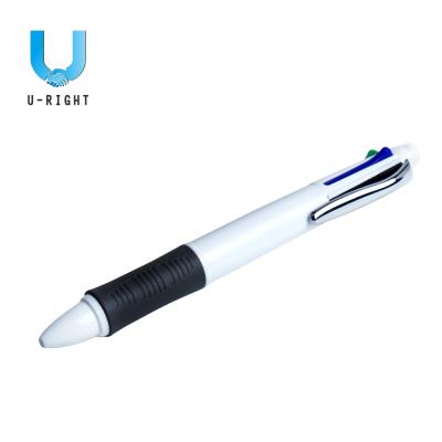 China Office & School Pen Classic Plastic 4 Ball Pen + 1 Mechanical Pencil For Promotional Purpose for sale