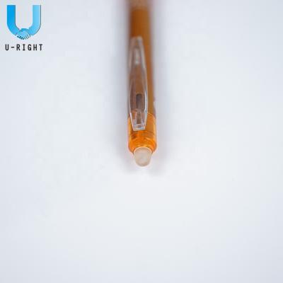 China Factory Made Logo Heat Erasable Gel Ink Plastic Pen Newest Design Normal Stylish Manufacture For Office for sale